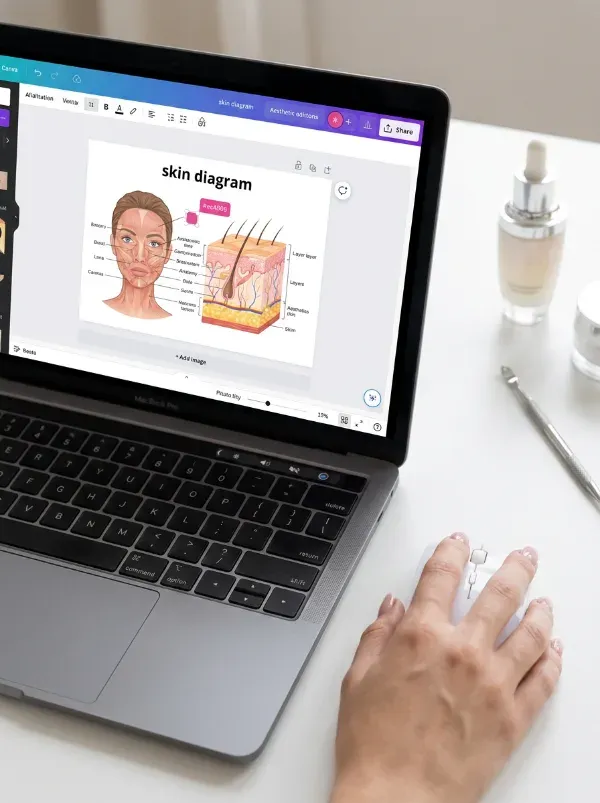 Lezione completa: come modificare i diagrammi con Canva